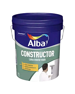 Pintura Para Interior Látex Constructor Alba 20 L