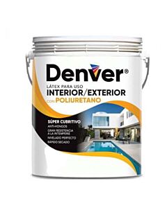 DENVER LATEX EXT.INT.c/POLIURETANO 10 L
