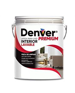 Pintura Para Interior Látex Lavable Denver 20 L 