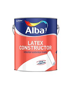 Pintura Para Interior Exterior Látex Constructor Mate Alba 20 L